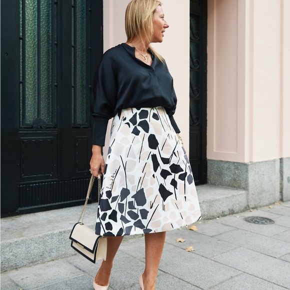 NEW H&M Richard Allen A line skirt, size 8 - Picture 12 of 12